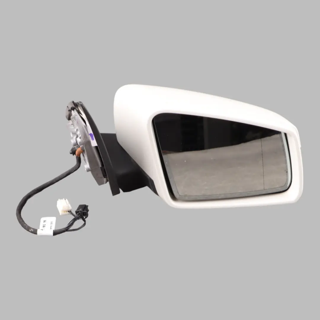 Door Wing Mirror Power Fold Right O/S Diamond White - 799 to Mercedes W204 with Part number A2048103076 Mercedes W204 Door Wing Mirror Power Fold Right O/S Diamond White - 799 - SKU rhd-A2048103076-DWM - Part number A2048103076