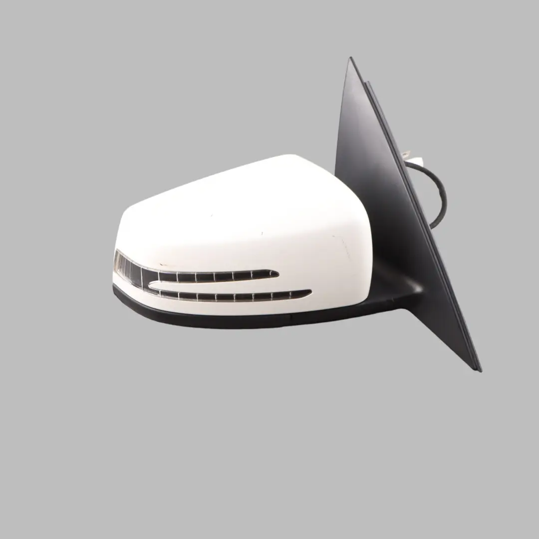 Mercedes W204 Door Wing Mirror Power Fold Right O/S Diamond White - 799 - SKU rhd-A2048103076-DWM - Part number A2048103076