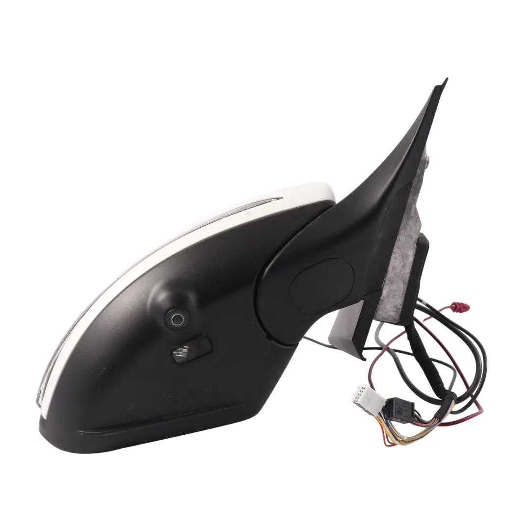 Mercedes W205 Wing Mirror Door Right O/S Camera Blind Spot Polar White - 149 - SKU rhd-A2058101405-POL - Part number A2058101405