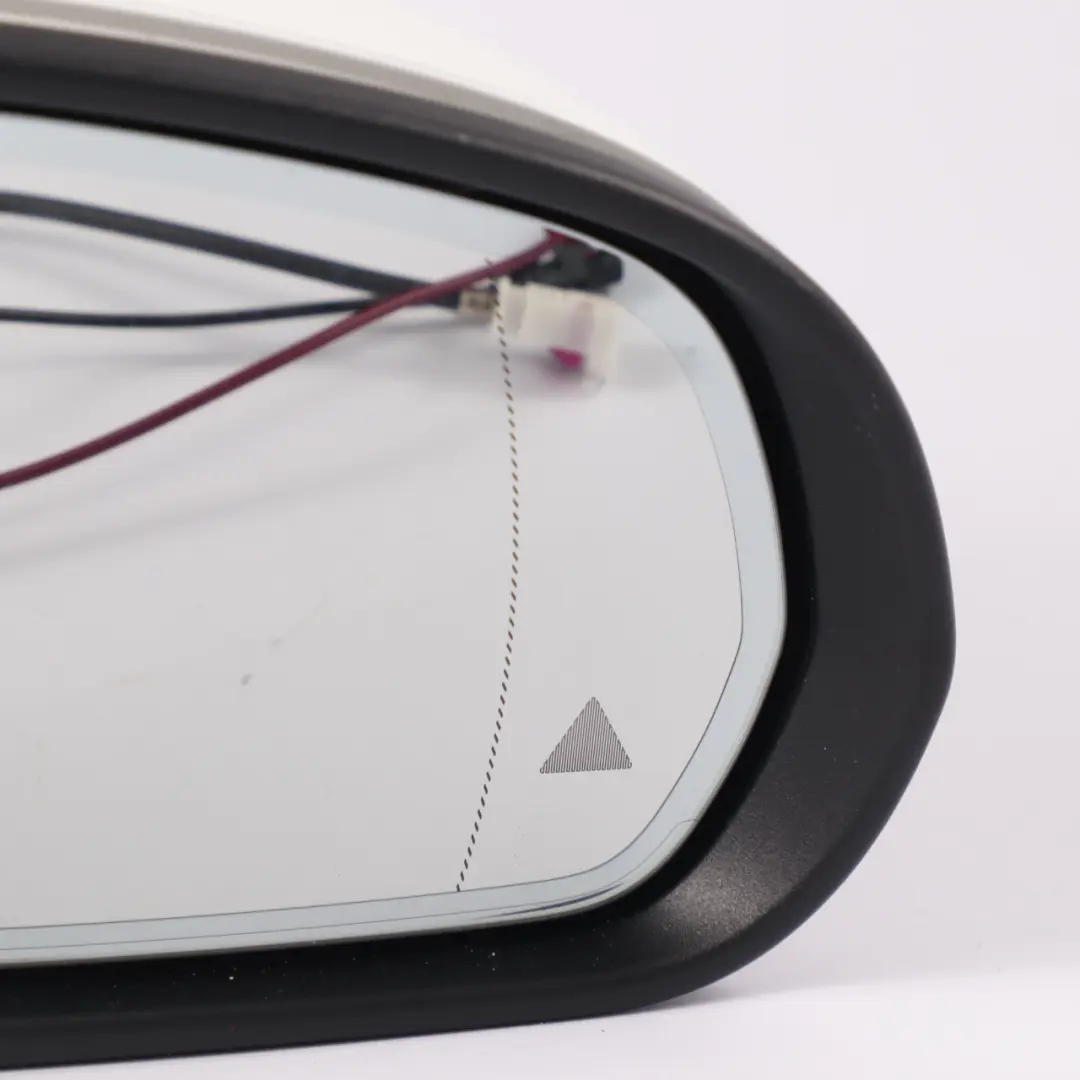 Mercedes W205 Wing Mirror Door Right O/S Camera Blind Spot Polar White - 149 - SKU rhd-A2058101405-POL - Part number A2058101405