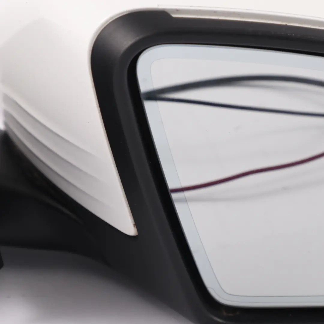 Mercedes W205 Wing Mirror Door Right O/S Camera Blind Spot Polar White - 149 - SKU rhd-A2058101405-POL - Part number A2058101405