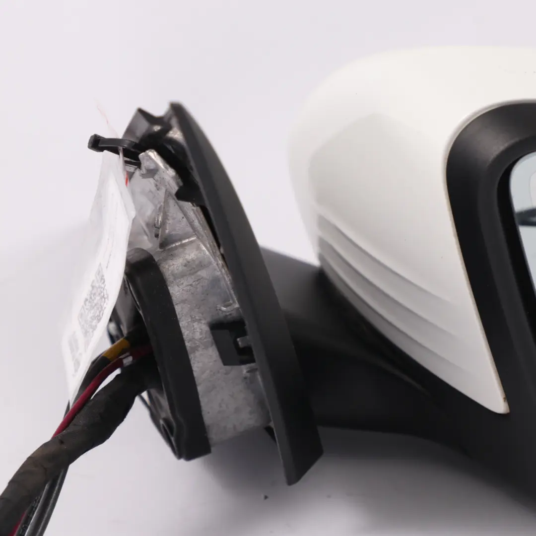 Mercedes W205 Wing Mirror Door Right O/S Camera Blind Spot Polar White - 149 - SKU rhd-A2058101405-POL - Part number A2058101405