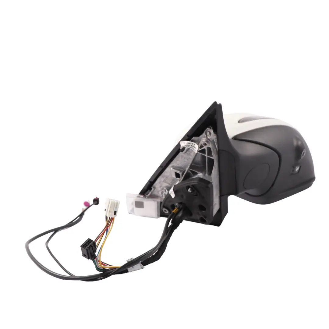 Mercedes W205 Wing Mirror Door Left N/S Camera Blind Spot Polar White - 149 - SKU rhd-A2058102105-POL - Part number A2058102105