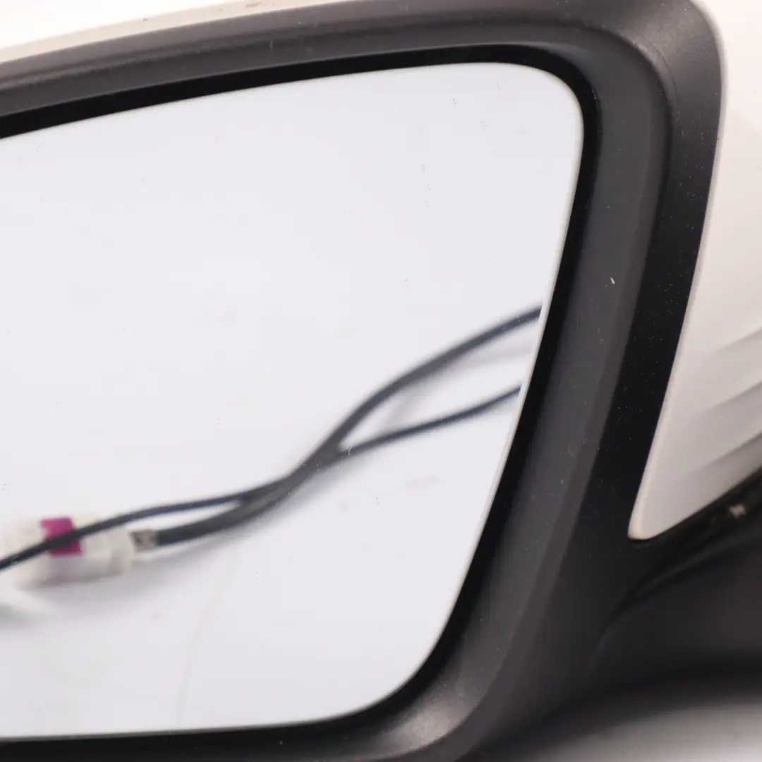 Mercedes W205 Wing Mirror Door Left N/S Camera Blind Spot Polar White - 149 - SKU rhd-A2058102105-POL - Part number A2058102105
