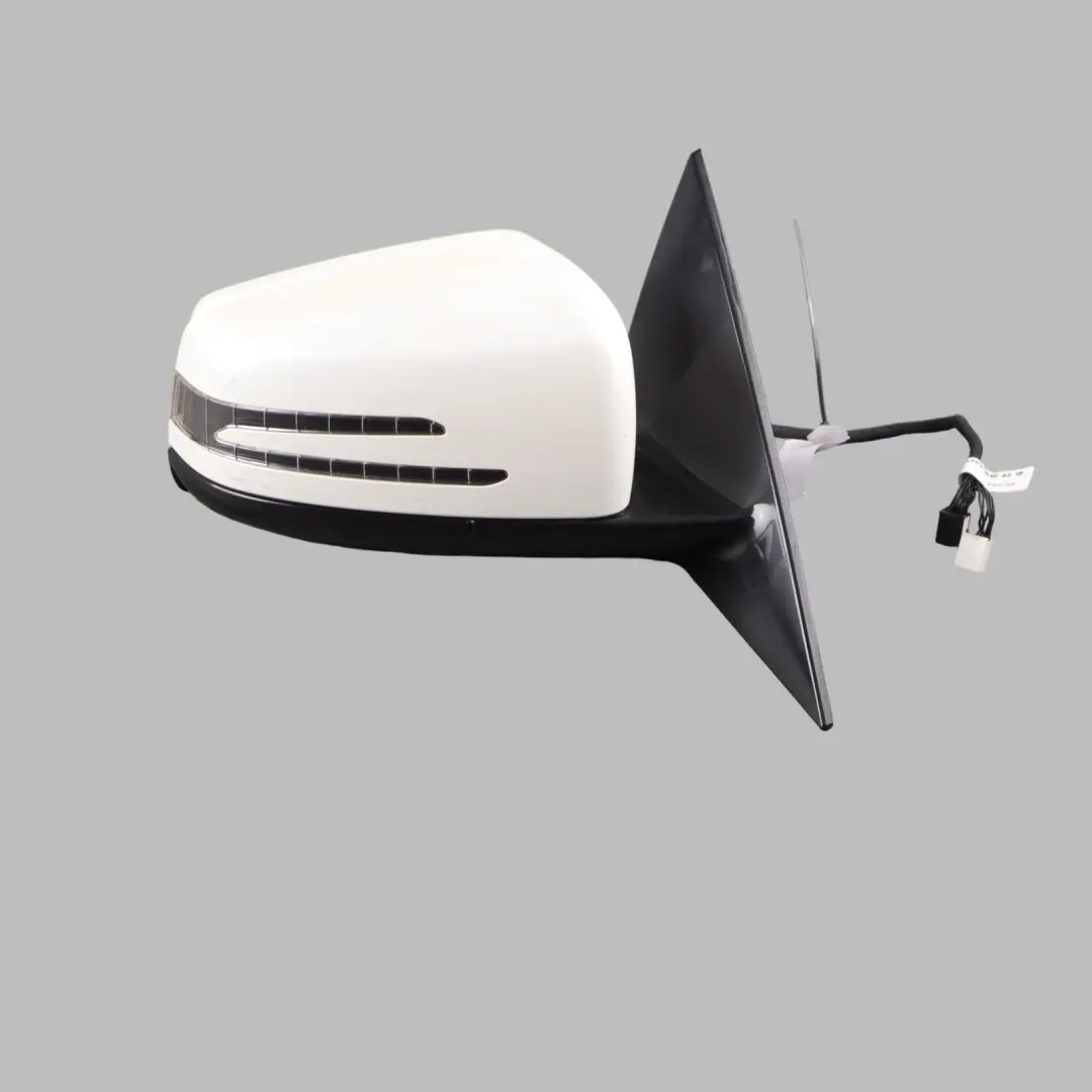 W207 Wing Mirror Door Right O/S Power Fold Auto Dip Diamond White - 799 to Mercedes with Part number A2078100200 Mercedes W207 Wing Mirror Door Right O/S Power Fold Auto Dip Diamond White - 799 - SKU rhd-A2078100200-DWM - Part number A2078100200
