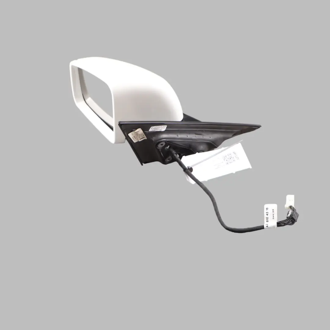 Wing Mirror Door Left N/S Power Fold Auto Dip Diamond White 799 to Mercedes C207 with Part number A2078100500 Mercedes C207 Wing Mirror Door Left N/S Power Fold Auto Dip Diamond White 799 - SKU rhd-A2078100500-DWM - Part number A2078100500