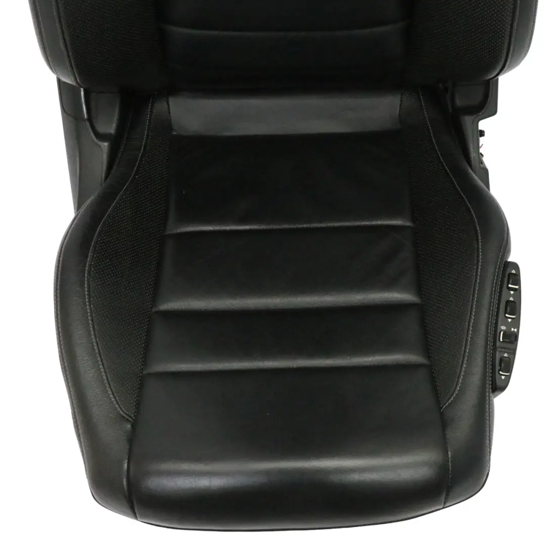  Front Seat Mercedes C204 C207 A207 Right O/S Leather Black Heated Electric - SKU A2079101005-7 - Part number RHD-A2079101005