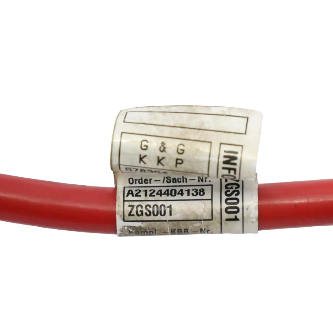 Positive Battery Cable Mercedes S212 C218 X218 Starter Alternator to with Part number A2124404138 Positive Battery Cable Mercedes S212 C218 X218 Starter Alternator - SKU rhd-A2124404138 - Part number A2124404138