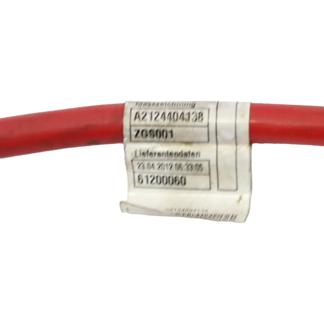 Positive Battery Cable Mercedes S212 C218 X218 Starter Alternator to with Part number A2124404138 Positive Battery Cable Mercedes S212 C218 X218 Starter Alternator - SKU rhd-A2124404138 - Part number A2124404138