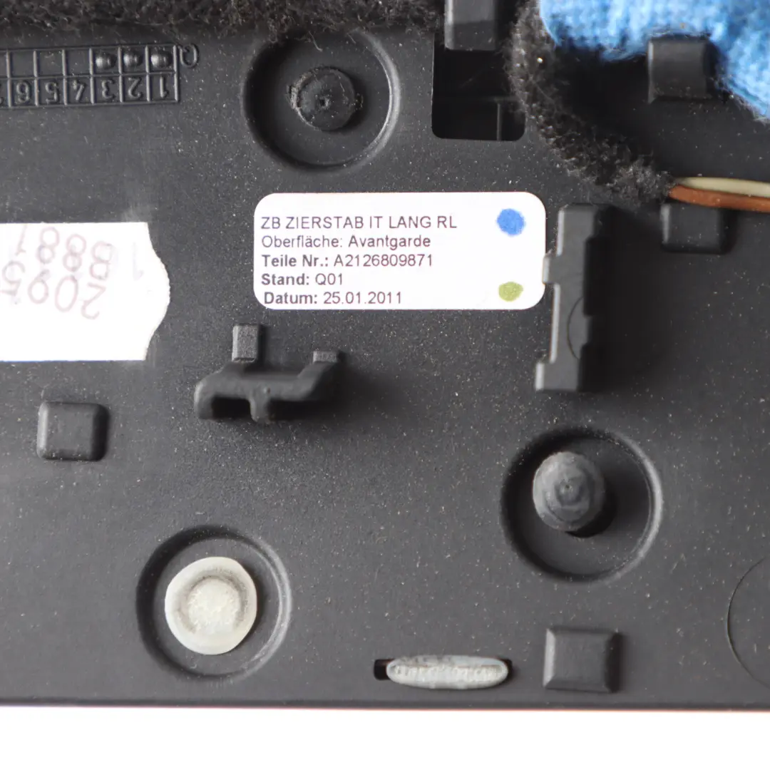 Dashboard Trim Cover Interior Panel Brushed Aluminium to Mercedes W212 with Part number A2126809871 Mercedes W212 Dashboard Trim Cover Interior Panel Brushed Aluminium - SKU rhd-A2126809871 - Part number A2126809871