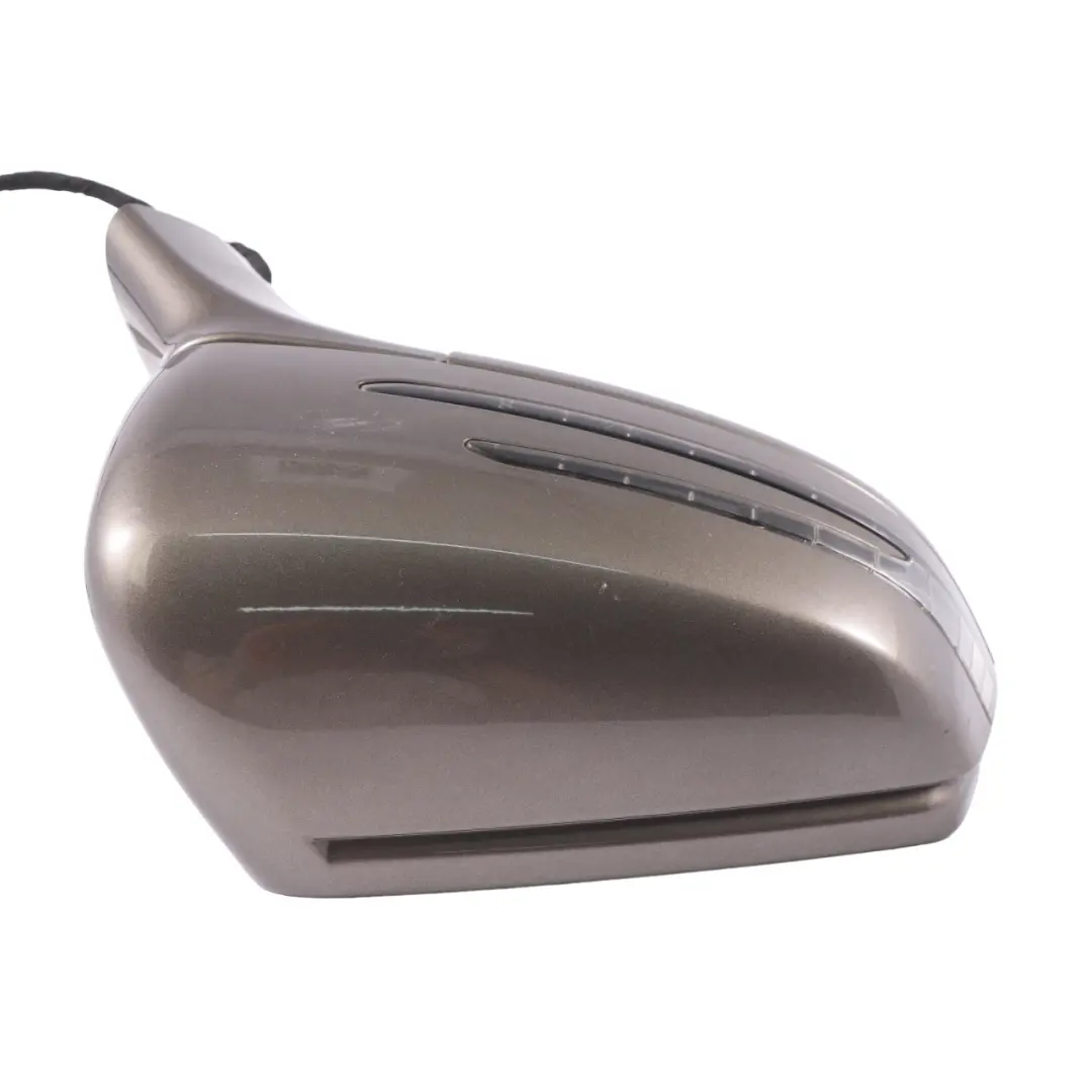 Mercedes X218 Right O/S Side Wing Mirror Blind Spot Auto Dimming Indium Grey - SKU rhd-A2188100476-ING - Part number A2188100476