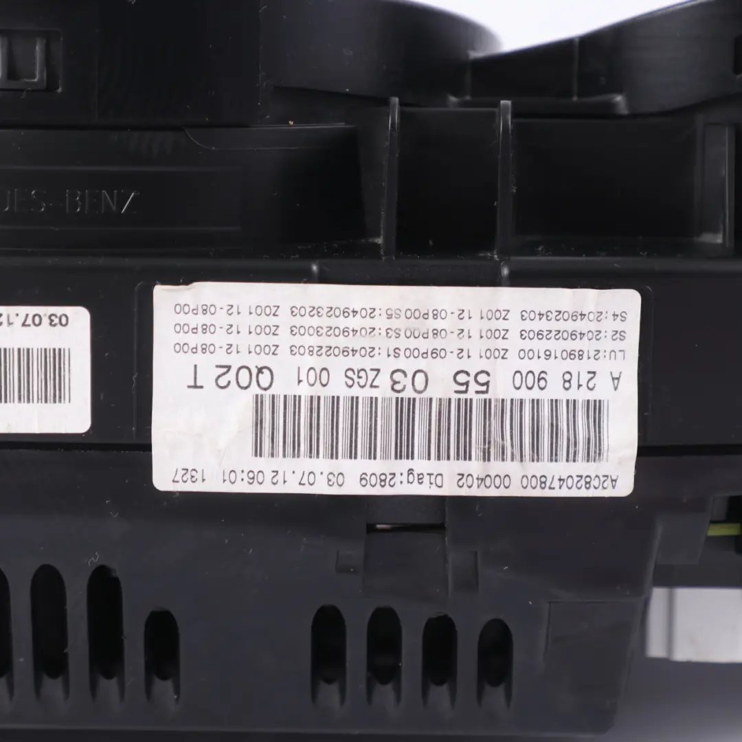 Speedometer Speedo Cluster Instrument Automatic to Mercedes X218 Diesel with Part number A2189005503 Mercedes X218 Diesel Speedometer Speedo Cluster Instrument Automatic - SKU rhd-A2189005503 - Part number A2189005503