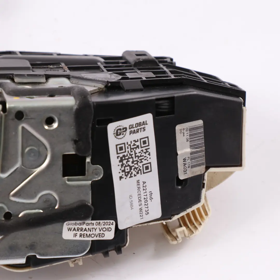 Front Door Left N/S Lock System Actuator Mechanism to Mercedes W221 with Part number A2217202735 Mercedes W221 Front Door Left N/S Lock System Actuator Mechanism - SKU rhd-A2217202735 - Part number A2217202735