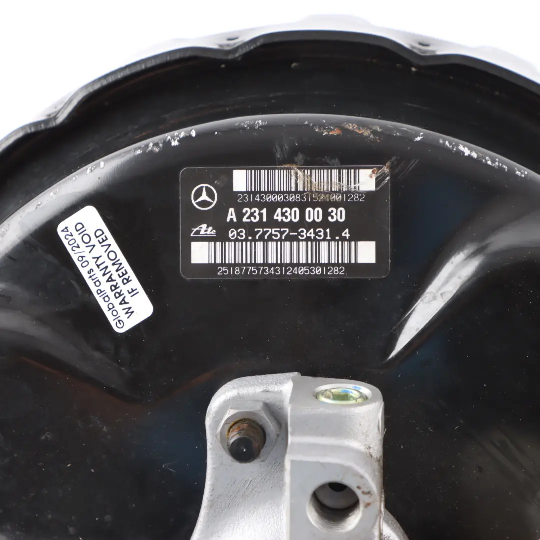 Mercedes R231 Brake Servo Booster Master Cylinder Braking Unit - SKU rhd-A2314300030 - Part number A2314300030