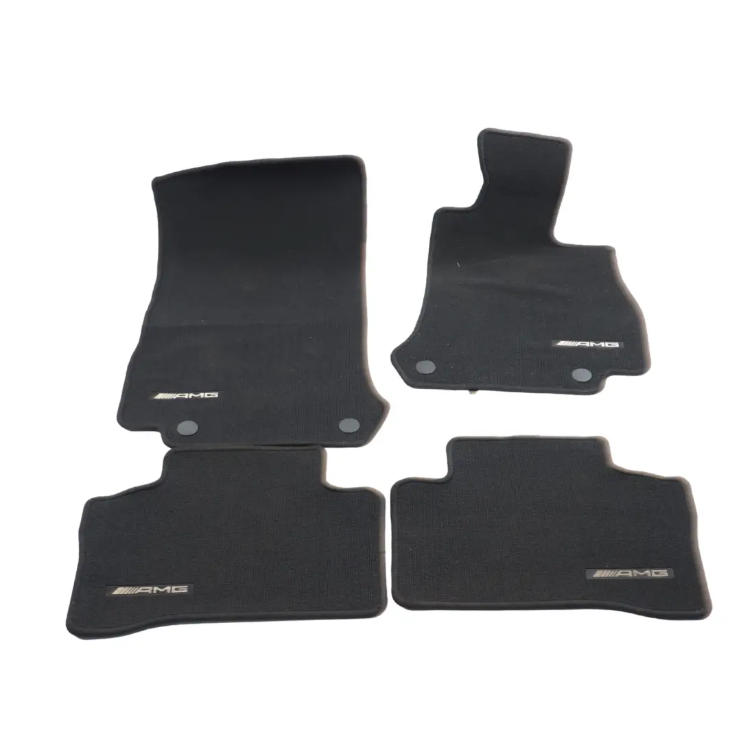 Floor Mats Set Interior Front Rear Left Right Cover Black to Mercedes GLC X253 AMG with Part number A2536808001 Mercedes GLC X253 AMG Floor Mats Set Interior Front Rear Left Right Cover Black - SKU rhd-A2536808001 - Part number A2536808001