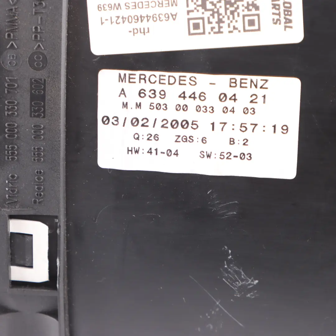 Instrument Cluster Speedo Clocks AUTOMATIC to Mercedes Vito W639 Diesel with Part number A6394460421 Mercedes Vito W639 Diesel Instrument Cluster Speedo Clocks AUTOMATIC - SKU rhd-A6394460421-1 - Part number A6394460421
