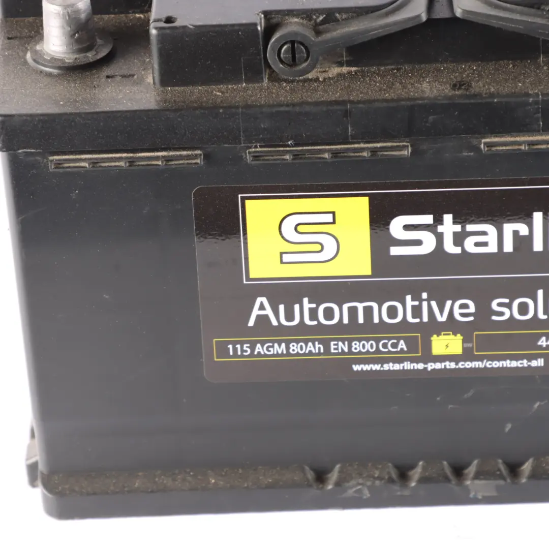 Starline AGM Car Battery 12V 80Ah 800A to with Part number Starline 80Ah Accumulator Starline AGM Car Battery 12V 80Ah 800A - SKU Starline 80Ah Accumulator - Part number Starline 80Ah Accumulator