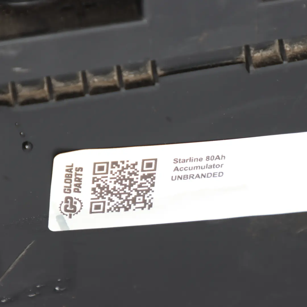  Starline AGM Car Battery 12V 80Ah 800A - SKU Starline 80Ah Accumulator - Part number Starline 80Ah Accumulator