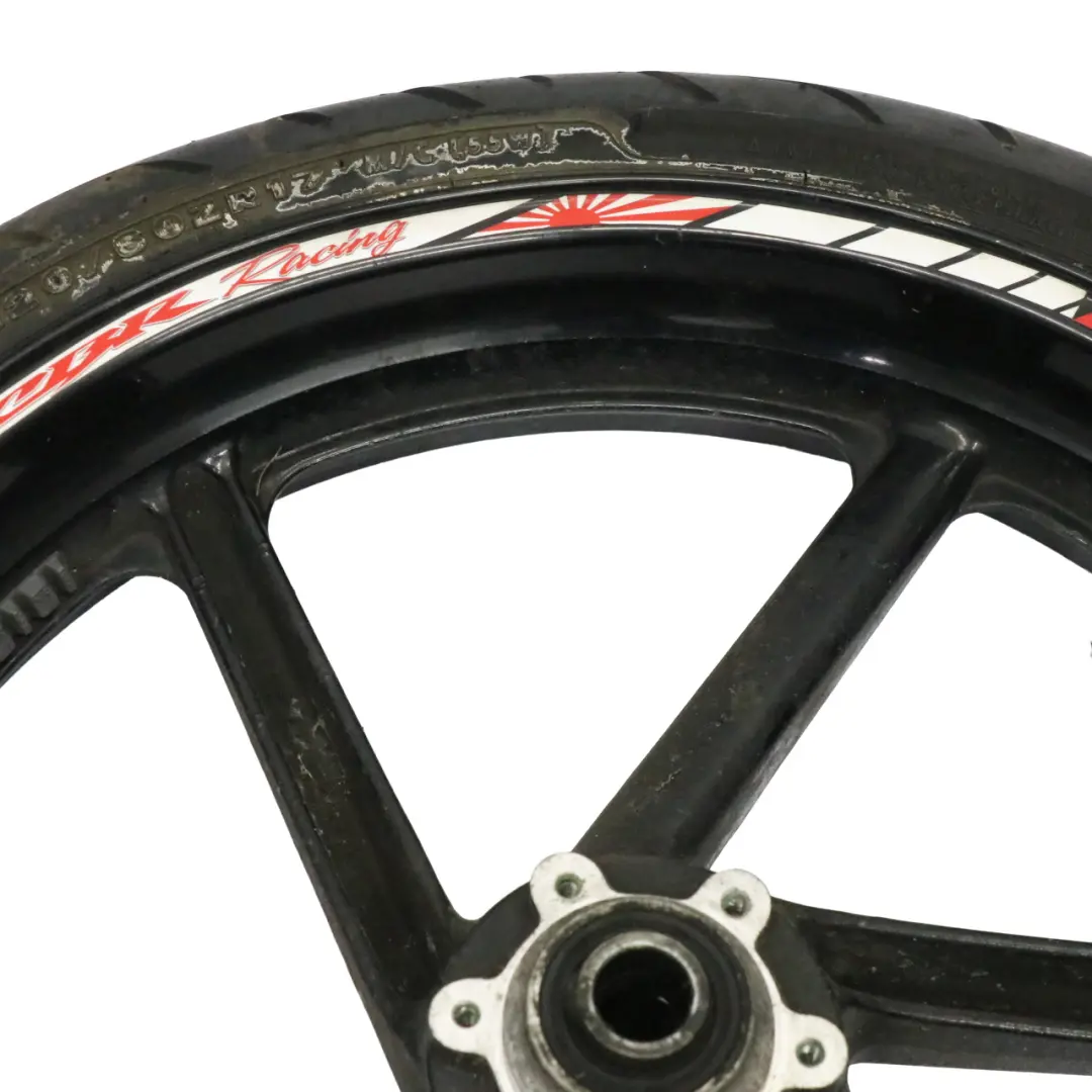 CBR F3 Roue avant R17 Pneu Maxxis 120/60 pour Honda à propos du numéro de pièce WHEEL-FRONT-CBR Honda CBR F3 Roue avant R17 Pneu Maxxis 120/60 - SKU WHEEL-FRONT-CBR - Numéro de pièce WHEEL-FRONT-CBR