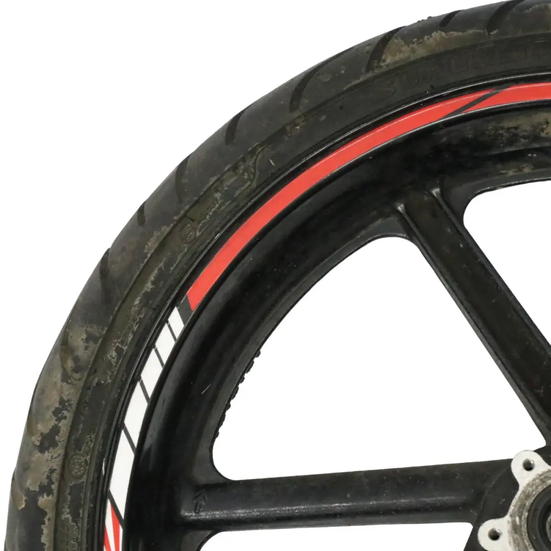 CBR F3 Roue avant R17 Pneu Maxxis 120/60 pour Honda à propos du numéro de pièce WHEEL-FRONT-CBR Honda CBR F3 Roue avant R17 Pneu Maxxis 120/60 - SKU WHEEL-FRONT-CBR - Numéro de pièce WHEEL-FRONT-CBR