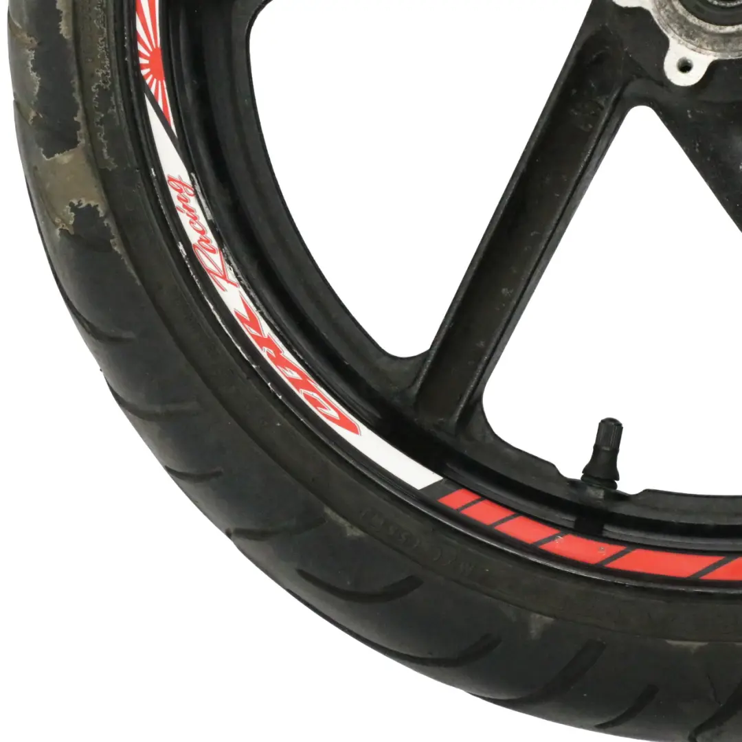 CBR F3 Roue avant R17 Pneu Maxxis 120/60 pour Honda à propos du numéro de pièce WHEEL-FRONT-CBR Honda CBR F3 Roue avant R17 Pneu Maxxis 120/60 - SKU WHEEL-FRONT-CBR - Numéro de pièce WHEEL-FRONT-CBR