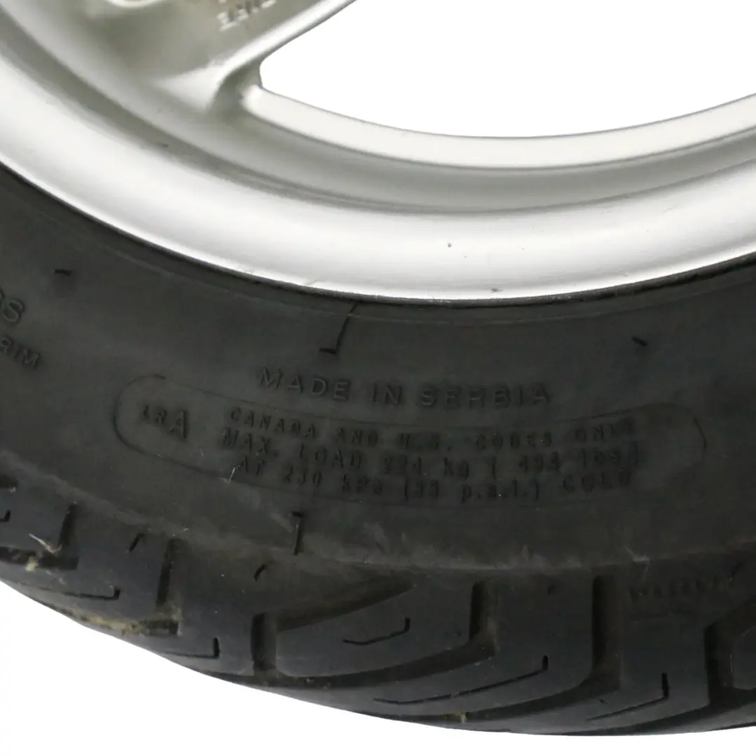 Rueda Delantera Honda 125 Pantheon R12 Neumático Michelin 110/90 para con número de pieza WHEEL-FRONT-PANTHEON Rueda Delantera Honda 125 Pantheon R12 Neumático Michelin 110/90 - SKU WHEEL-FRONT-PANTHEON - Número de pieza WHEEL-FRONT-PANTHEON