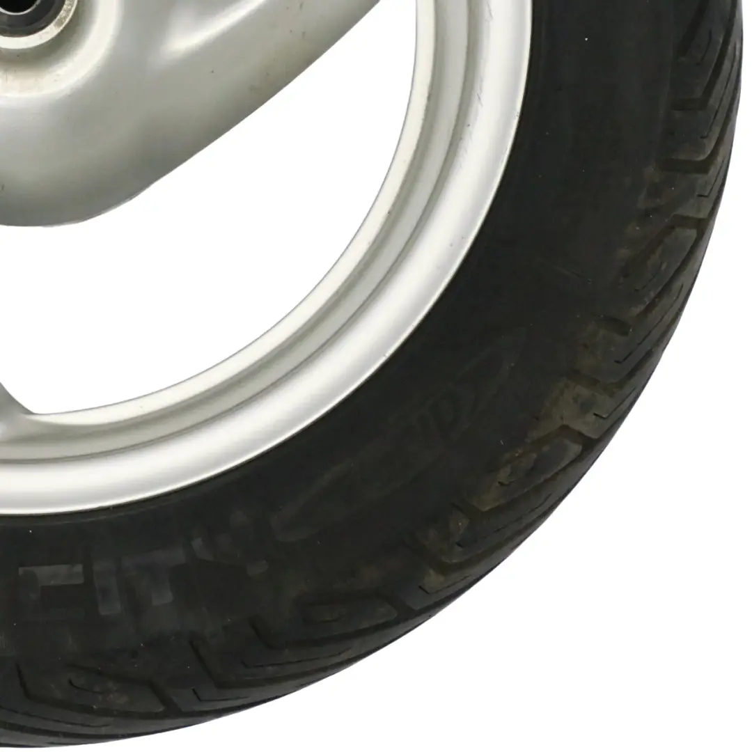 Rueda Delantera Honda 125 Pantheon R12 Neumático Michelin 110/90 para con número de pieza WHEEL-FRONT-PANTHEON Rueda Delantera Honda 125 Pantheon R12 Neumático Michelin 110/90 - SKU WHEEL-FRONT-PANTHEON - Número de pieza WHEEL-FRONT-PANTHEON