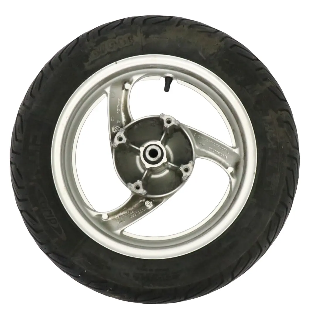 Rueda Delantera Honda 125 Pantheon R12 Neumático Michelin 110/90 para con número de pieza WHEEL-FRONT-PANTHEON Rueda Delantera Honda 125 Pantheon R12 Neumático Michelin 110/90 - SKU WHEEL-FRONT-PANTHEON - Número de pieza WHEEL-FRONT-PANTHEON