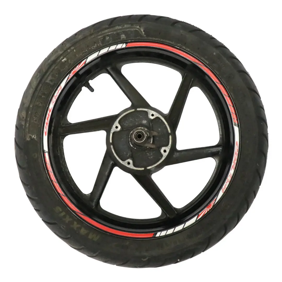 CBR F3 Hinterrad R17 Maxxis Reifen 160/60 für Honda mit Teilenummer WHEEL-REAR-CBR Honda CBR F3 Hinterrad R17 Maxxis Reifen 160/60 - SKU WHEEL-REAR-CBR - Teilenummer WHEEL-REAR-CBR