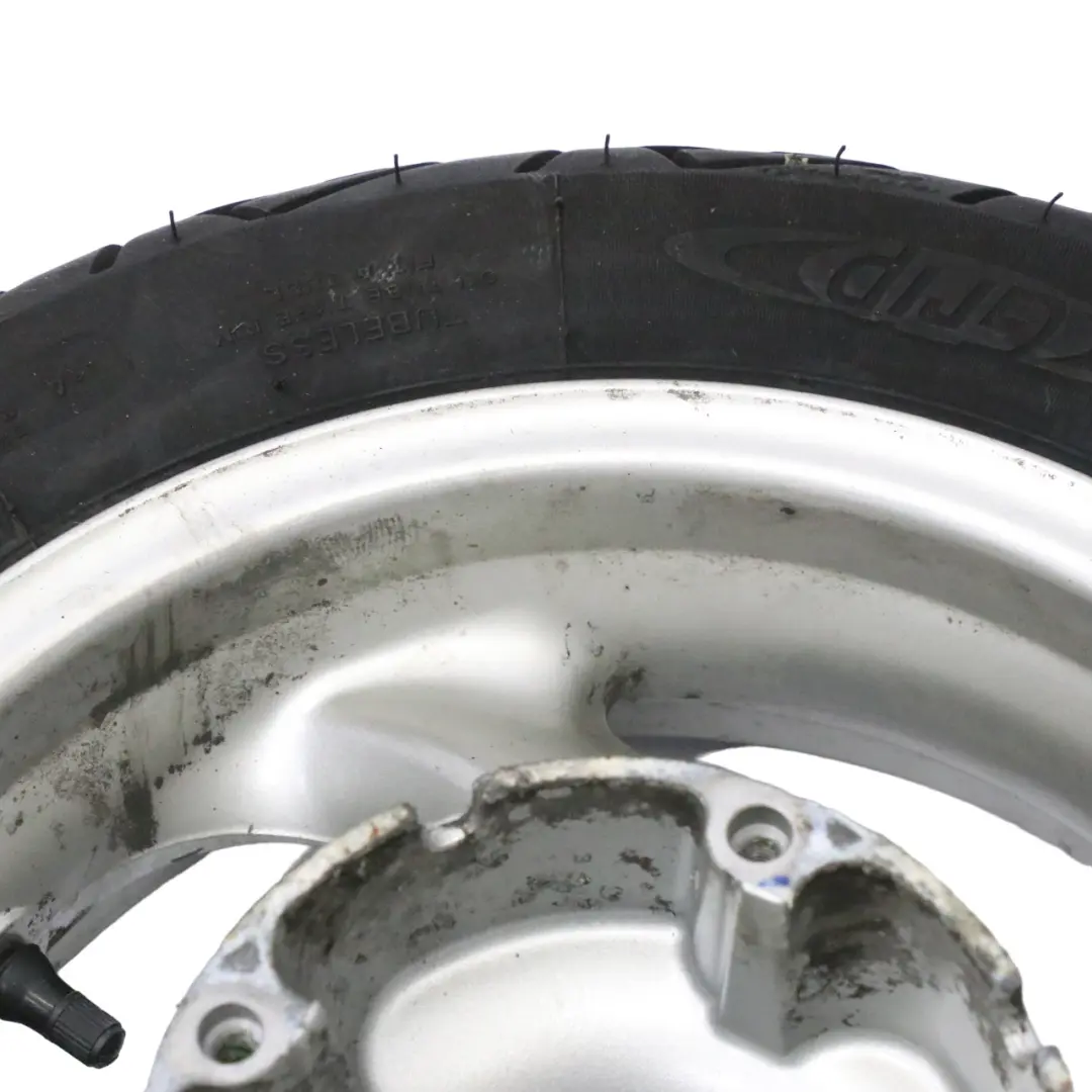 Honda 125 Pantheon Rear Wheel R12 Michelin Tyre 130/70 - SKU WHEEL-REAR-PANTHEON - Part number WHEEL-REAR-PANTHEON