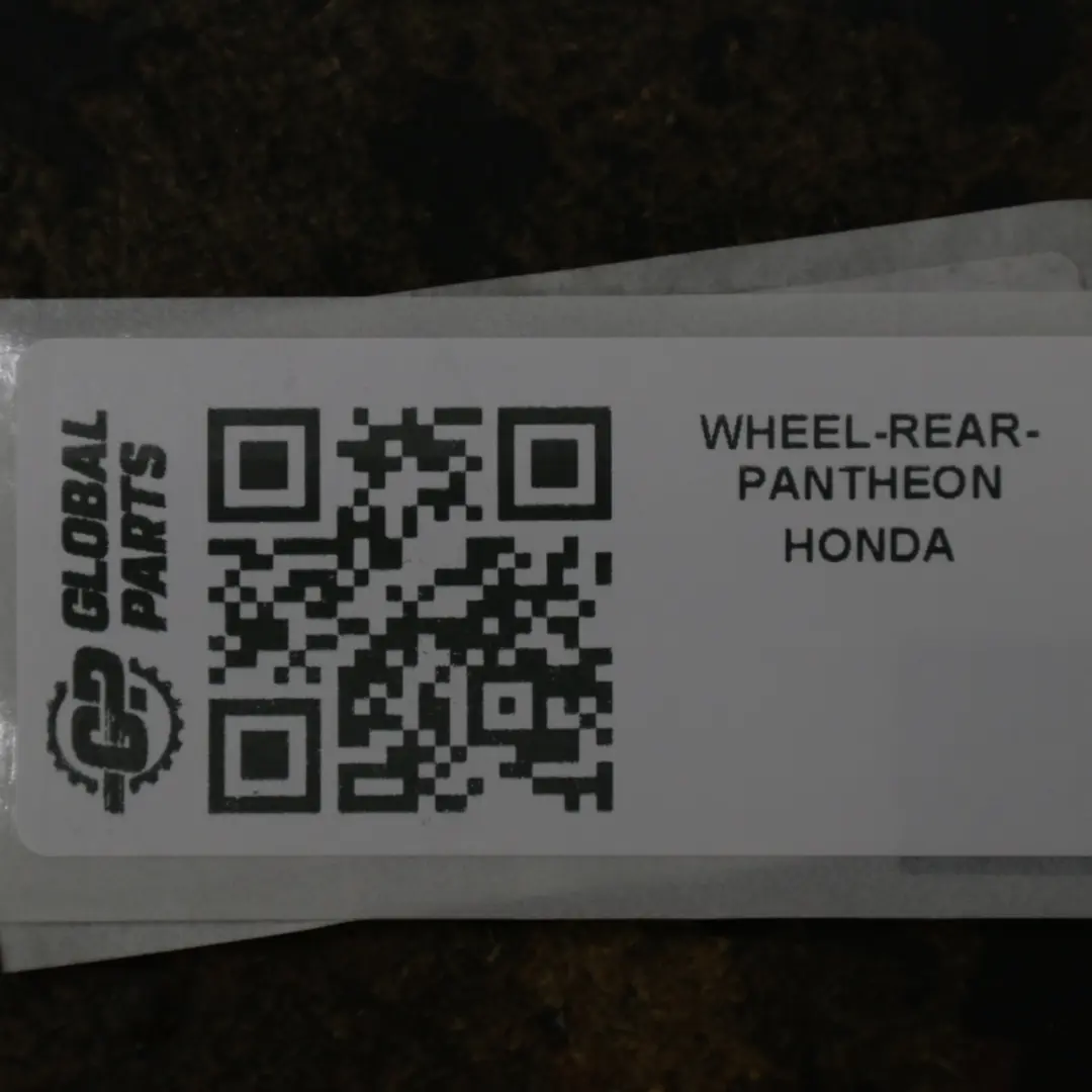 Honda 125 Pantheon Rear Wheel R12 Michelin Tyre 130/70 - SKU WHEEL-REAR-PANTHEON - Part number WHEEL-REAR-PANTHEON