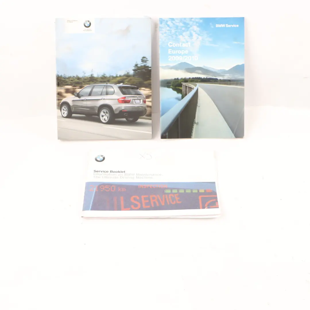 BMW X5 E70 Owner's Handbook Book Wallet Case Pouch Set - SKU 0013209-2 - Part number 0013209