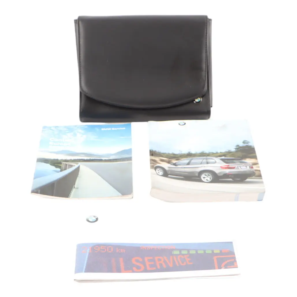 BMW X5 E70 Owner's Handbook Book Wallet Case Pouch Set - SKU 0013209-2 - Part number 0013209