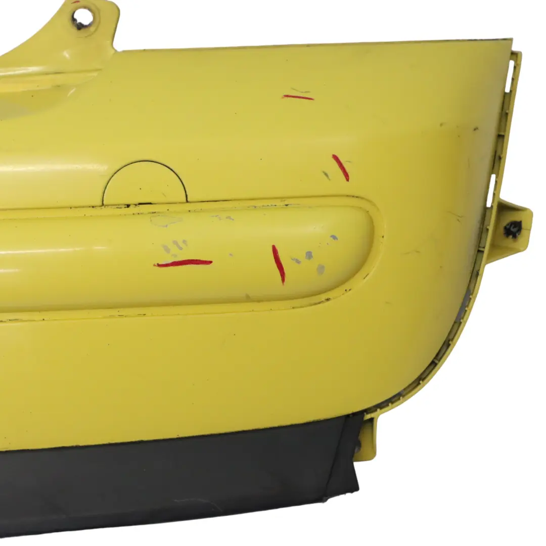 Hintere Stoßstange Panel Liquid Yellow Gelb - 902 für Mini Cooper R50 mit Teilenummer 0029926 Mini Cooper R50 Hintere Stoßstange Panel Liquid Yellow Gelb - 902 - SKU 0029926-YEL - Teilenummer 0029926