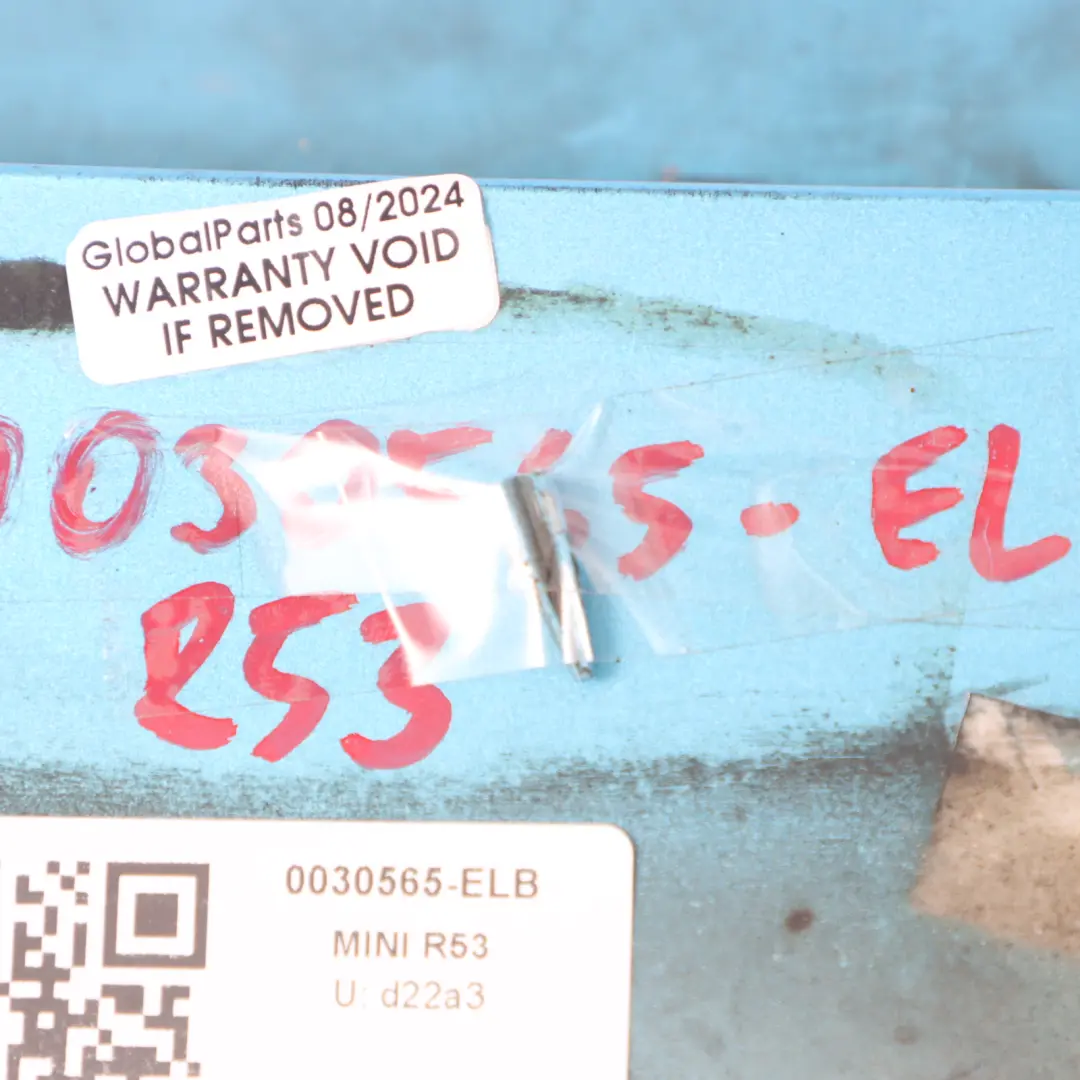Mini Cooper S R53 Ingresso Aerazione Lembo Anteriore Electric Blu Metallico 870 - SKU 0030565-ELB - Numero di parte 0030565