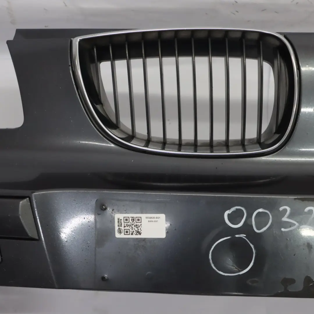 Front Bumper Trim Panel Sparkling Graphite Metallic - A22 to BMW E87 with Part number 0032635 BMW E87 Front Bumper Trim Panel Sparkling Graphite Metallic - A22 - SKU 0032635-SG1 - Part number 0032635