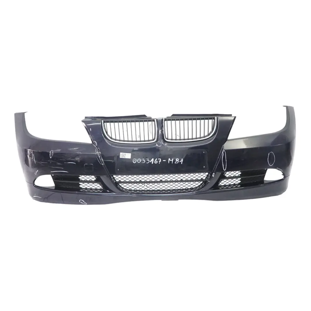 Front Bumper Trim Panel Complete Monacoblau Monaco Blue - A35 to BMW E90 E91 with Part number 0033167 BMW E90 E91 Front Bumper Trim Panel Complete Monacoblau Monaco Blue - A35 - SKU 0033167-MB1 - Part number 0033167