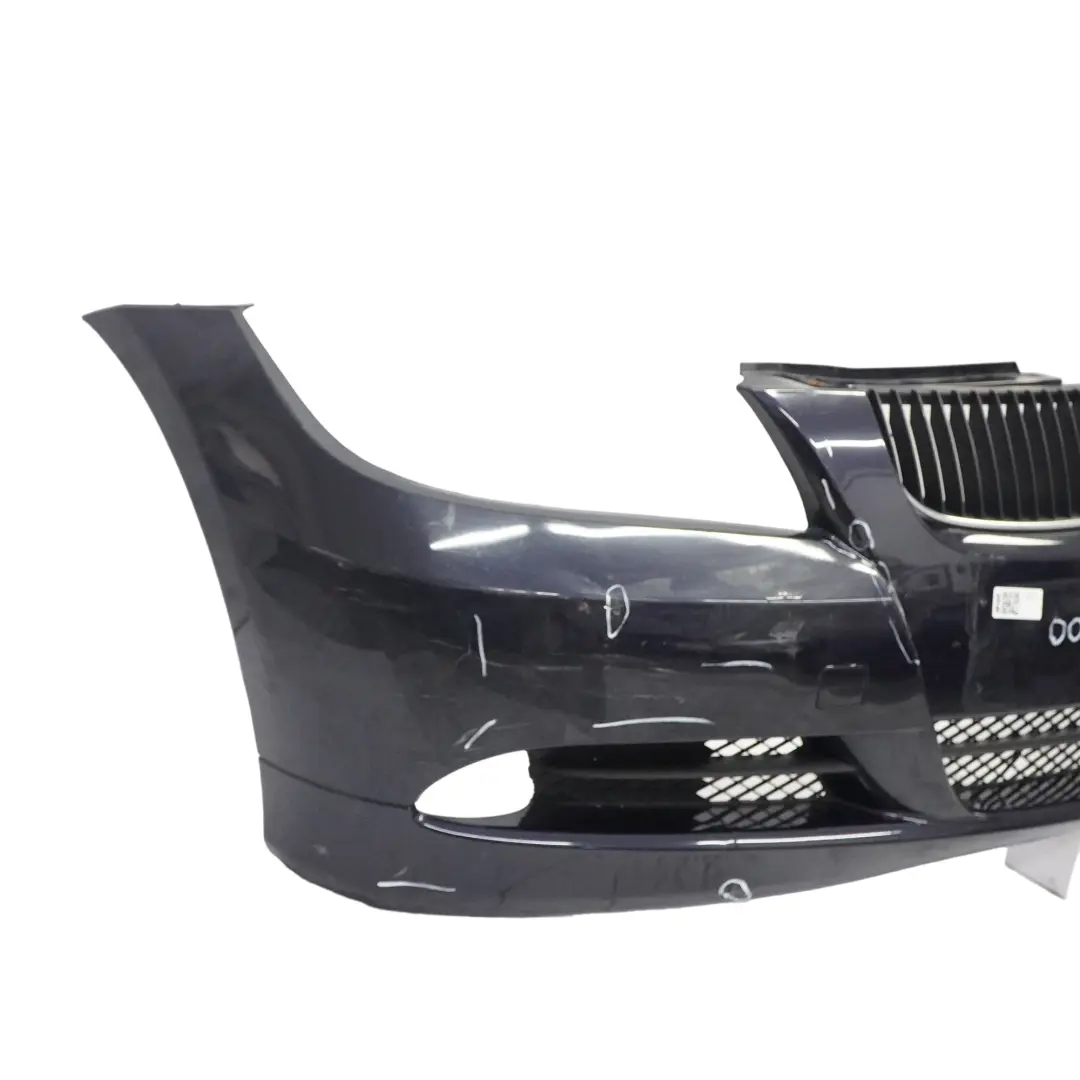 BMW E90 E91 Front Bumper Trim Panel Complete Monacoblau Monaco Blue - A35 - SKU 0033167-MB1 - Part number 0033167