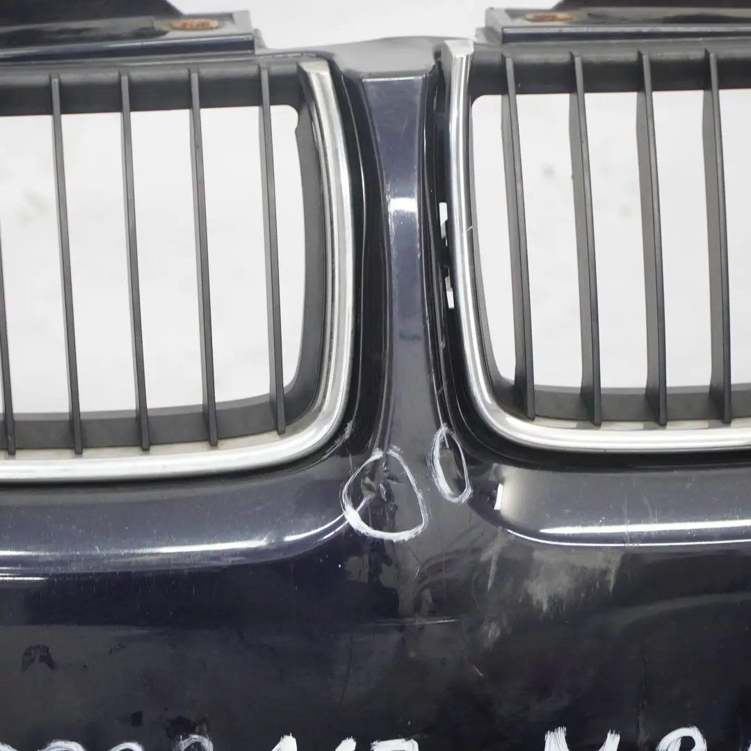 BMW E90 E91 Front Bumper Trim Panel Complete Monacoblau Monaco Blue - A35 - SKU 0033167-MB1 - Part number 0033167