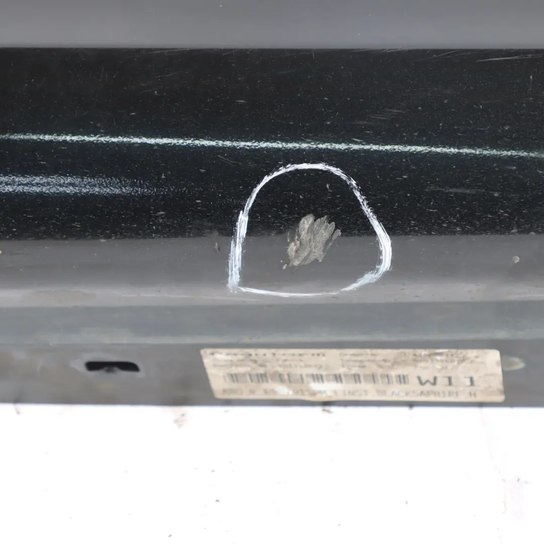 BMW E90 E91 M Sport Sill Strip Faldón Lateral Derecho Negro Zafiro - 475 - SKU 0033440-BS2 - Número de pieza 0033440