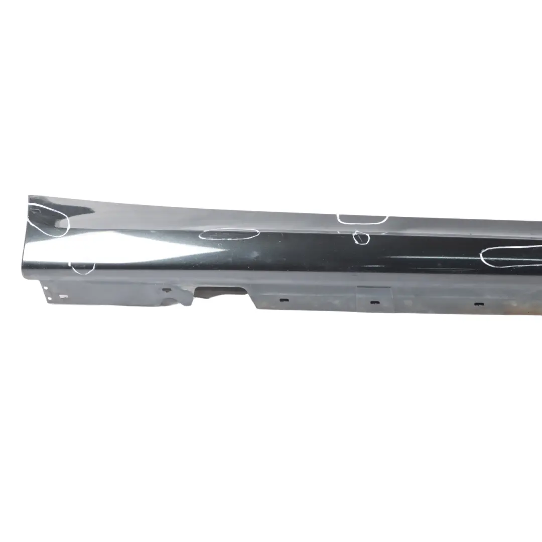 BMW E90 E91 M Sport Schwellerleiste Blende Schweller Rechts Black Sapphire - 475 - SKU 0033440-BS2 - Teilenummer 0033440