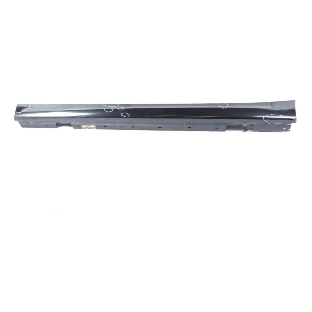 BMW 3 E90 E91 M Sport Bas de Porte Couverture Seuil a Gauche Noir Saphir - SKU 0033441-BS1 - Numéro de pièce 0033441