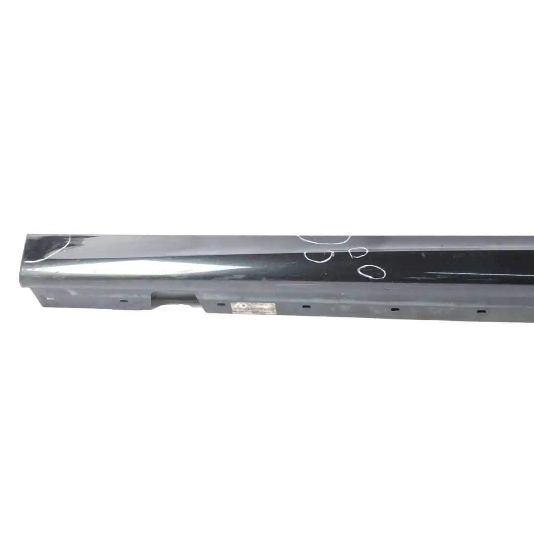 BMW 3 E90 E91 M Sport Bas de Porte Couverture Seuil a Gauche Noir Saphir - SKU 0033441-BS1 - Numéro de pièce 0033441