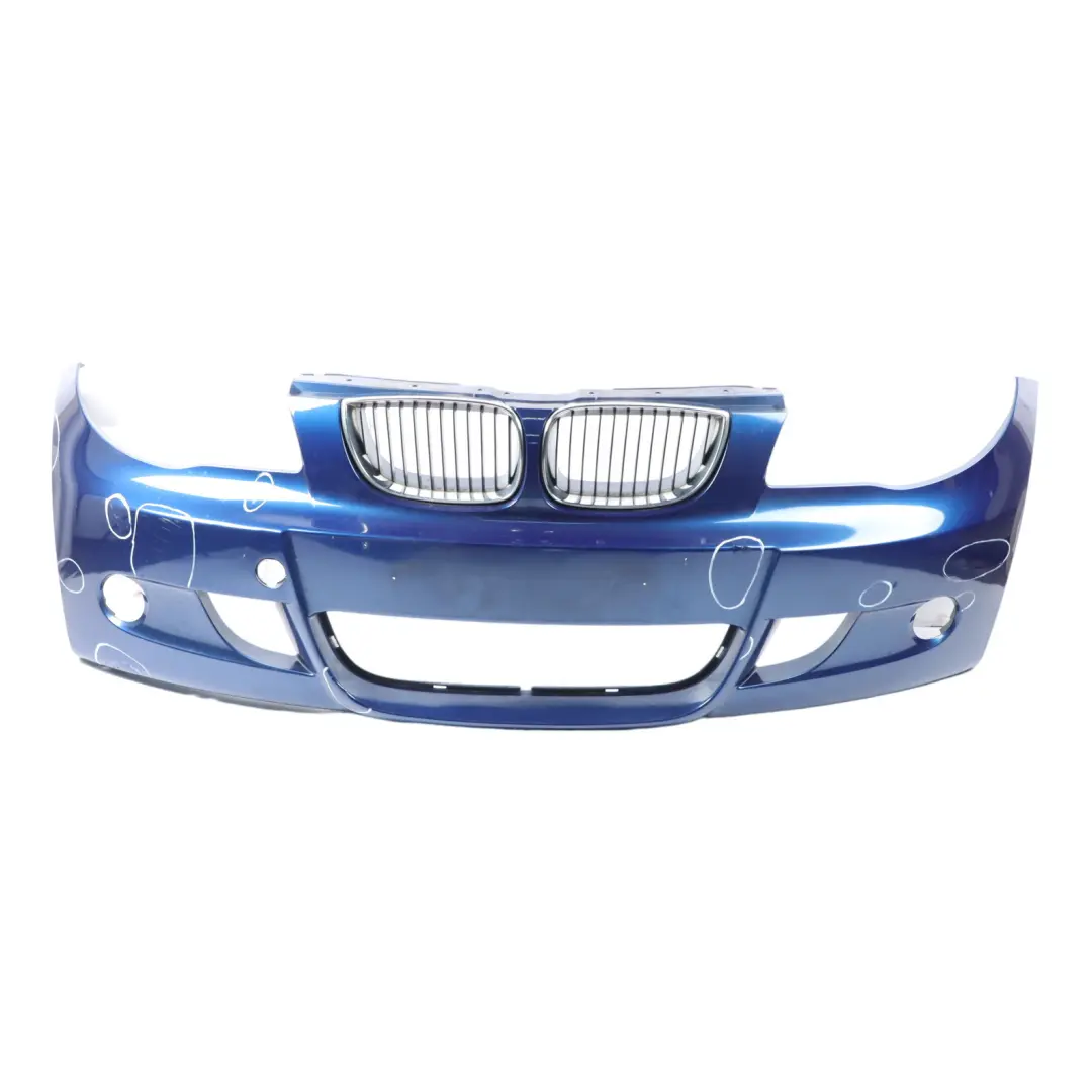 Front Bumper M Sport Trim Panel Le Mans Blue Metallic - 381 to BMW E81 E87 with Part number 0033553 BMW E81 E87 Front Bumper M Sport Trim Panel Le Mans Blue Metallic - 381 - SKU 0033553-LMB1 - Part number 0033553