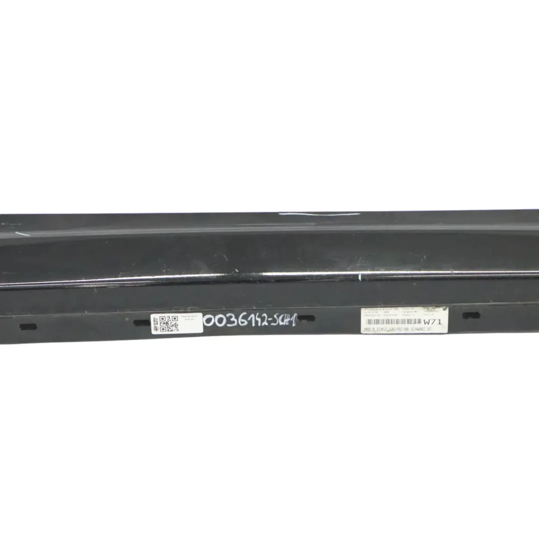 Door Sill Strip BMW E81 E82 E88 Side Skirt Right O/S Black - 668 to with Part number 0036142 Door Sill Strip BMW E81 E82 E88 Side Skirt Right O/S Black - 668 - SKU 0036142-SCH1 - Part number 0036142