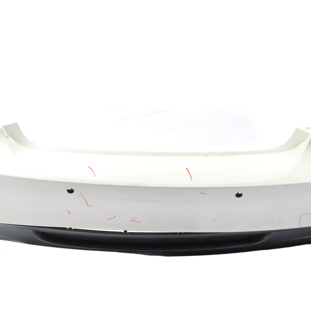 BMW E82 E88 Rear Bumper M Sport Trim Panel Alpinweiss Alpine White - 300 - SKU 0036311-AW4 - Part number 0036311