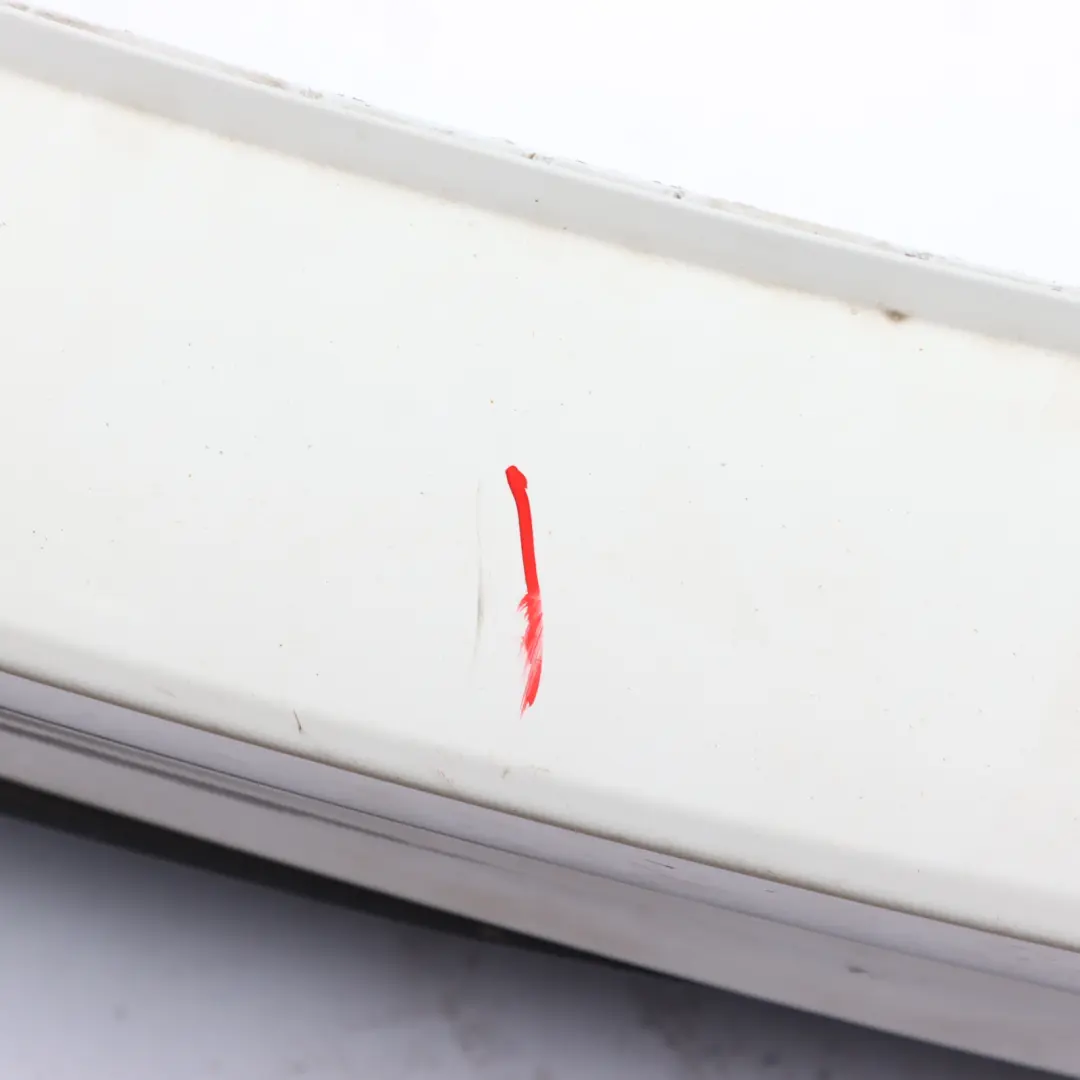 BMW E82 E88 Rear Bumper M Sport Trim Panel Alpinweiss Alpine White - 300 - SKU 0036311-AW4 - Part number 0036311