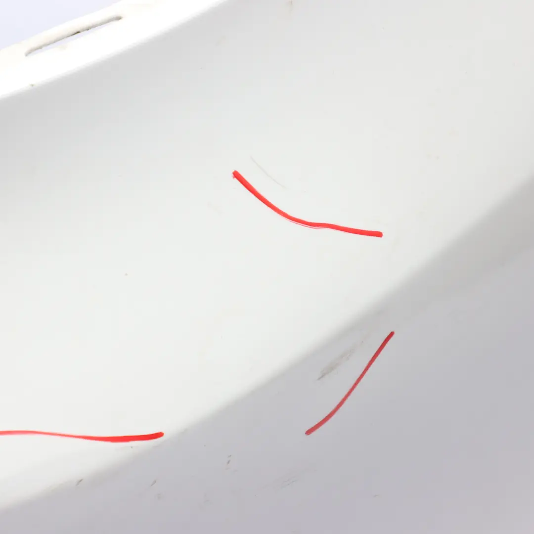 BMW E82 E88 Rear Bumper M Sport Trim Panel Alpinweiss Alpine White - 300 - SKU 0036311-AW4 - Part number 0036311