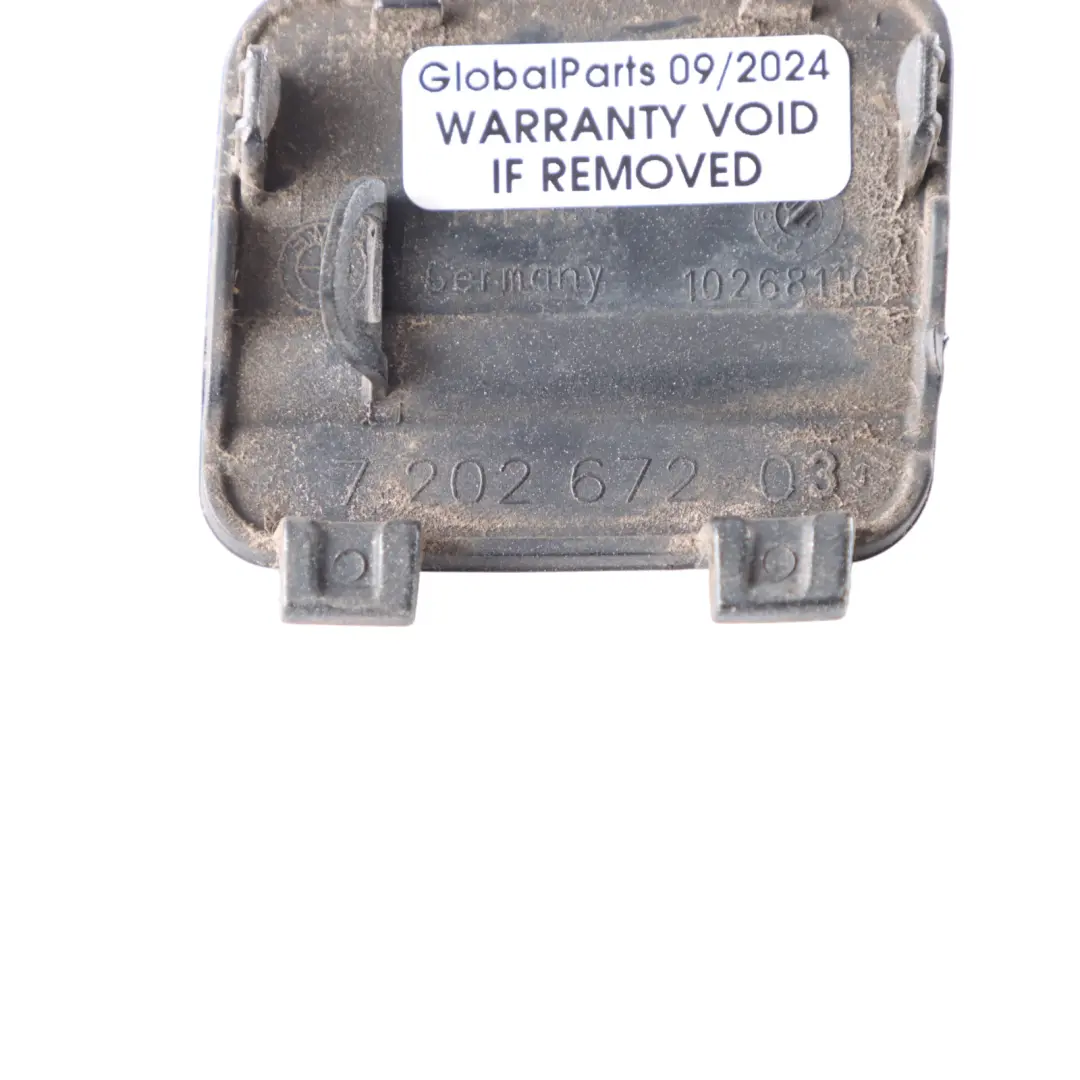 BMW E91 LCI Flap Ojo remolque parachoques trasero Tiefseeblau 896 7202672 - SKU 0036882-WB - Número de pieza 0036882