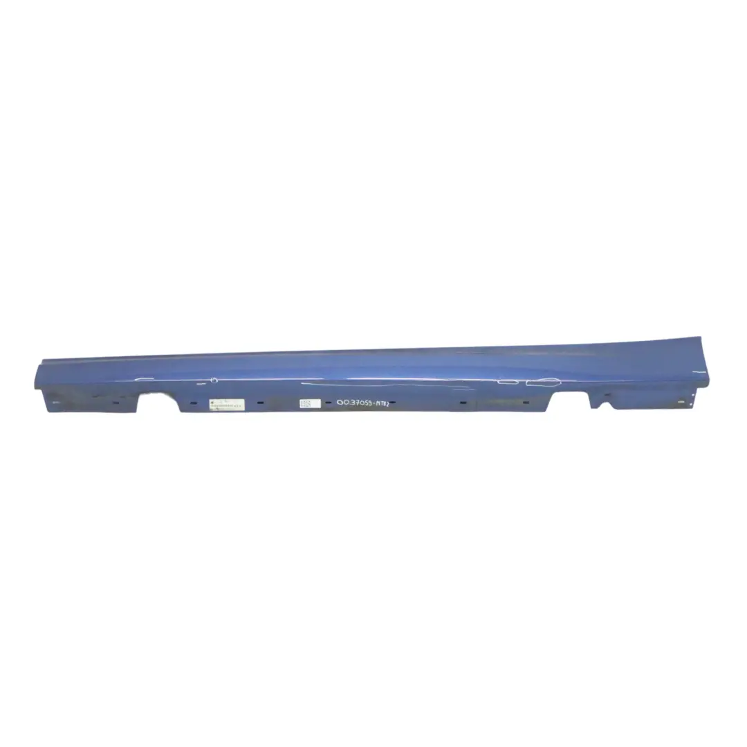 BMW E90 LCI E91 Faldón Lateral Izquierdo Embellecedor Montegoblau Blue - A51 - SKU 0037059-MTB2 - Número de pieza 0037059